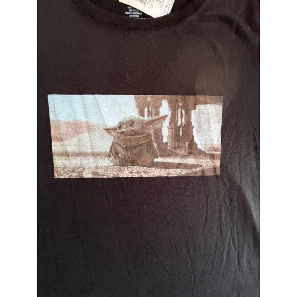 Star Wars Mandalorian Grogu Womens T-Shirt By Torrid Black Graphic Tee Size 3XL - Picture 2 of 11